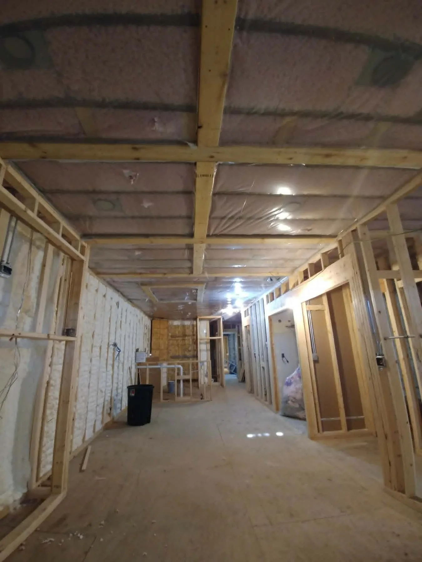 Framing in progress