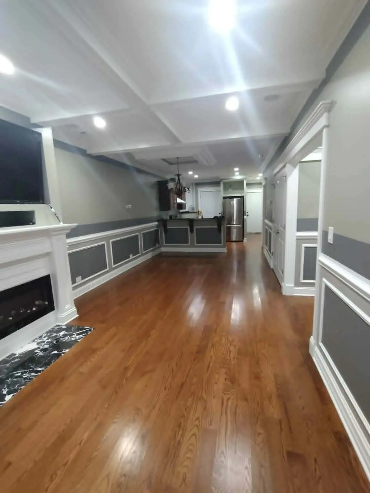 Completed interior renovation