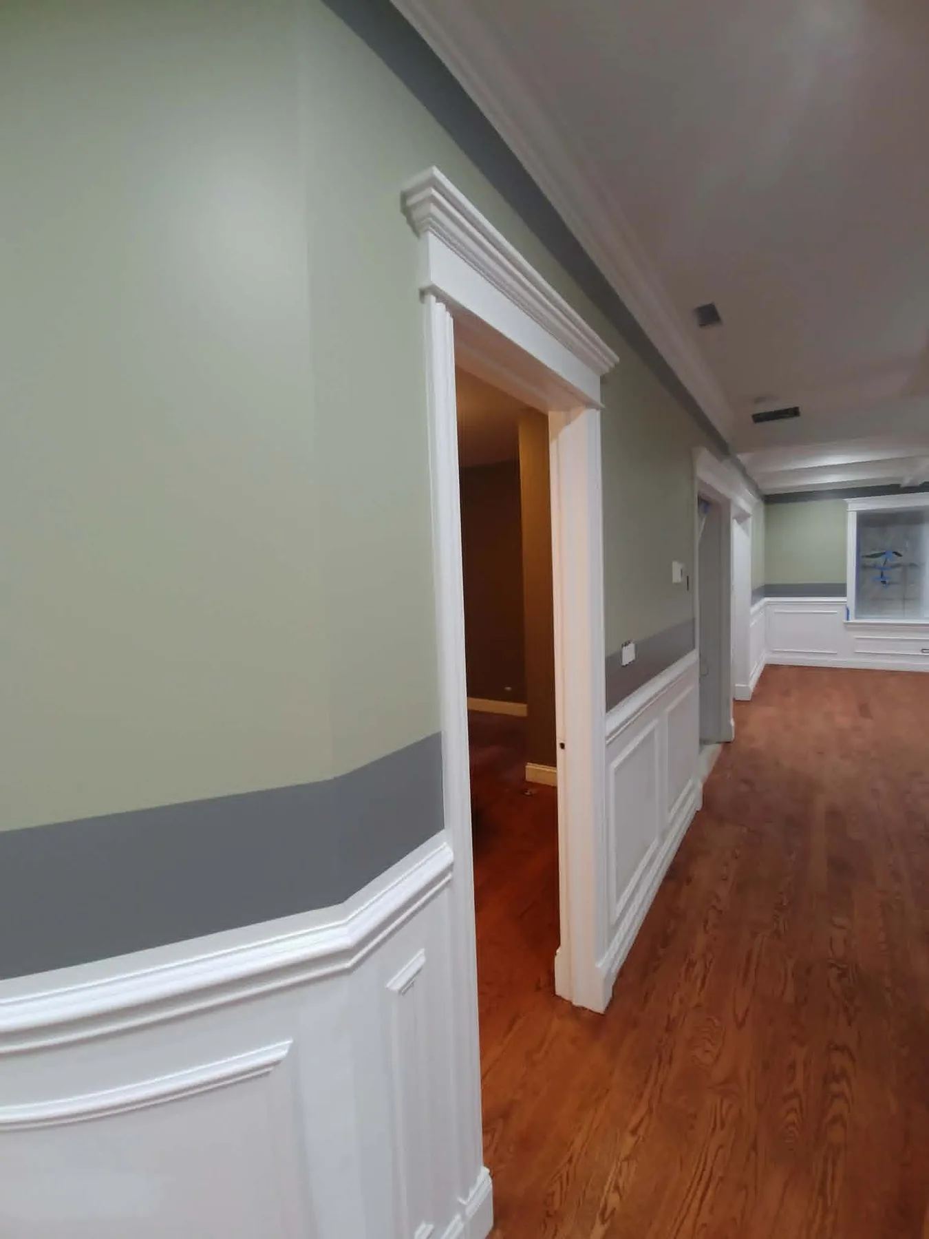 Interior wall trim detail
